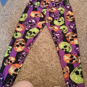 Lularoe skull leggings